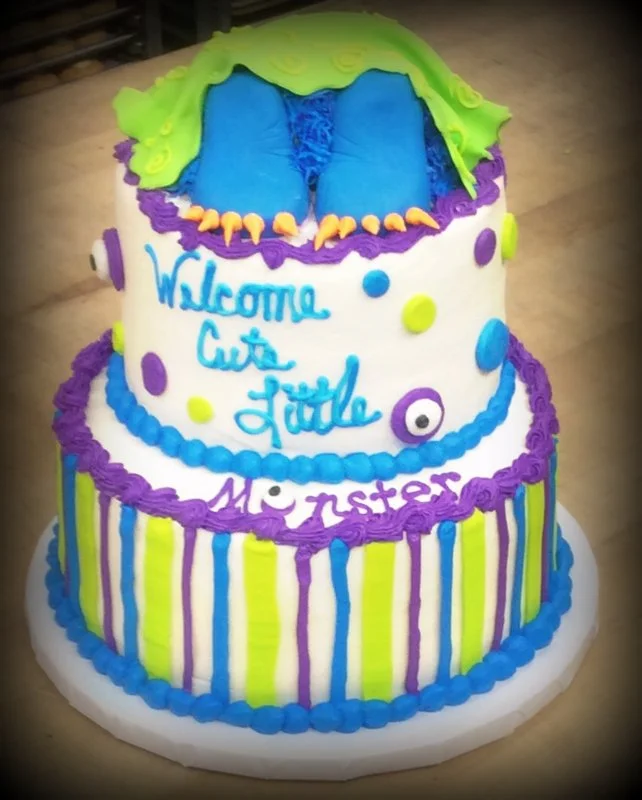 Monster Feet Party Cake