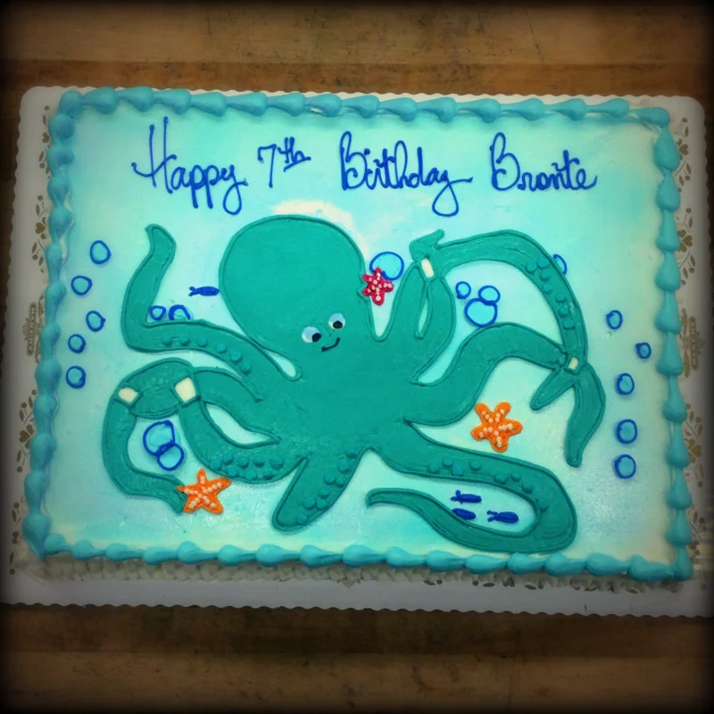 Octopus Birthday Cake