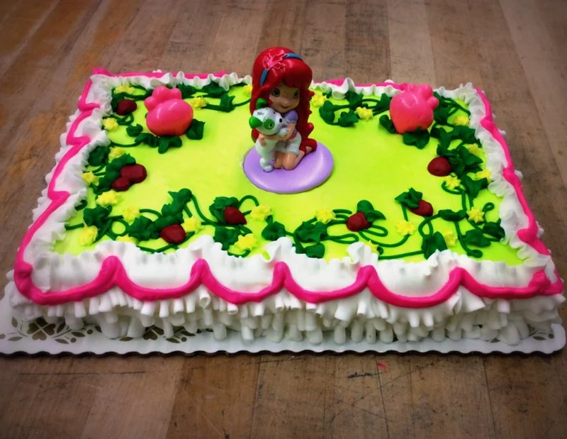 Strawberry Shortcake Sheet Cake