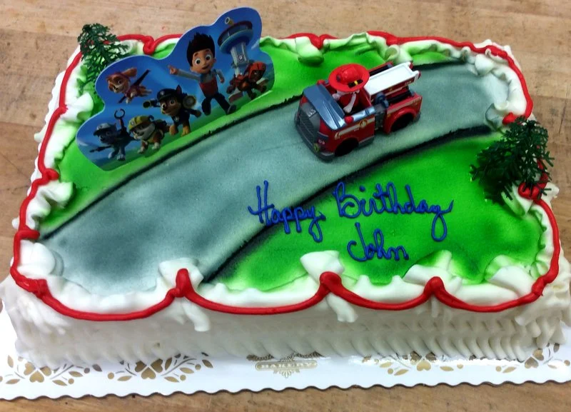 Paw Patrol Sheet Cake