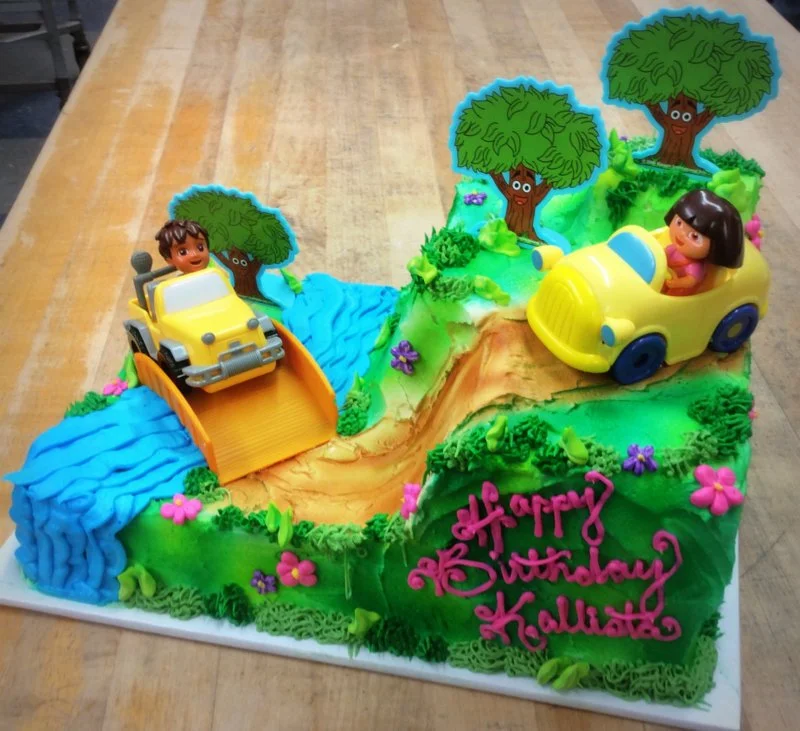 Dora the Explorer Specialty Cake