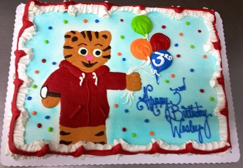 Daniel Tiger Sheet Cake