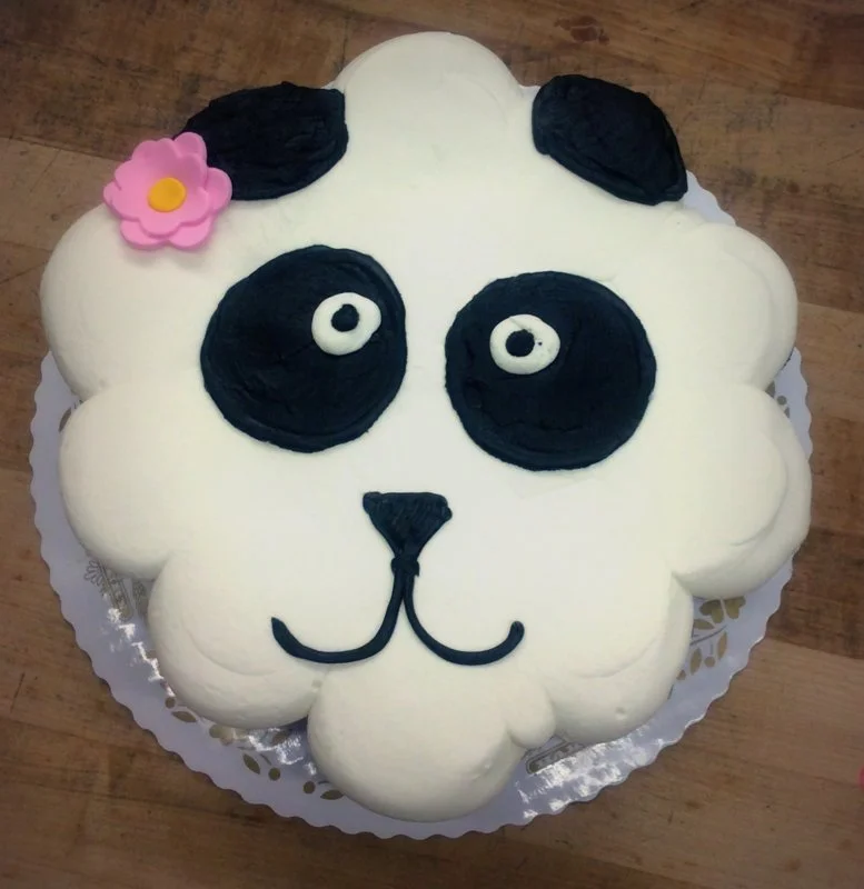 Panda Face Cupcake Cake
