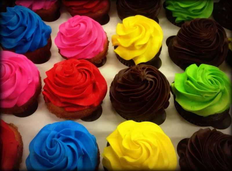 Star Tip Iced Cupcakes
