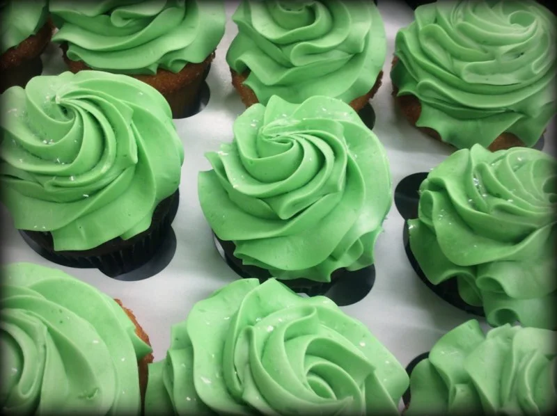 Star Tip Iced Cupcakes