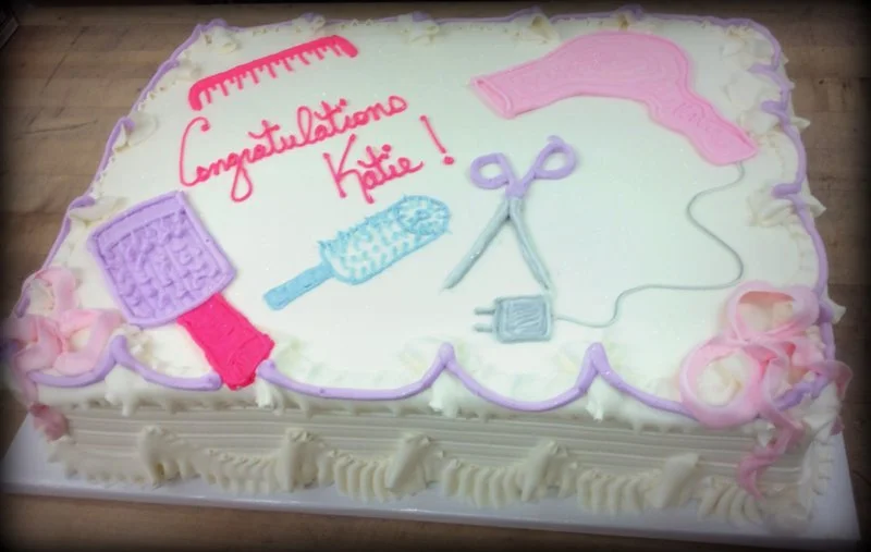 Cosmetology Graduation Cake