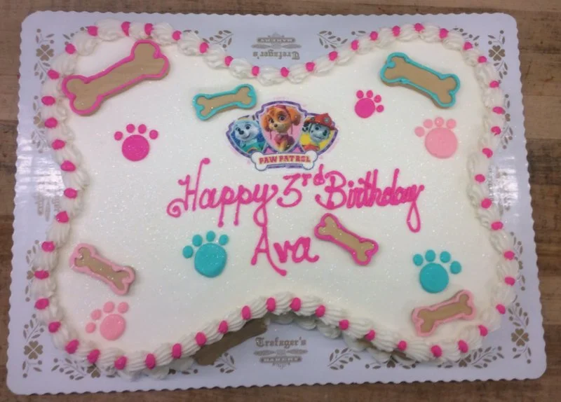 bone shaped cake
