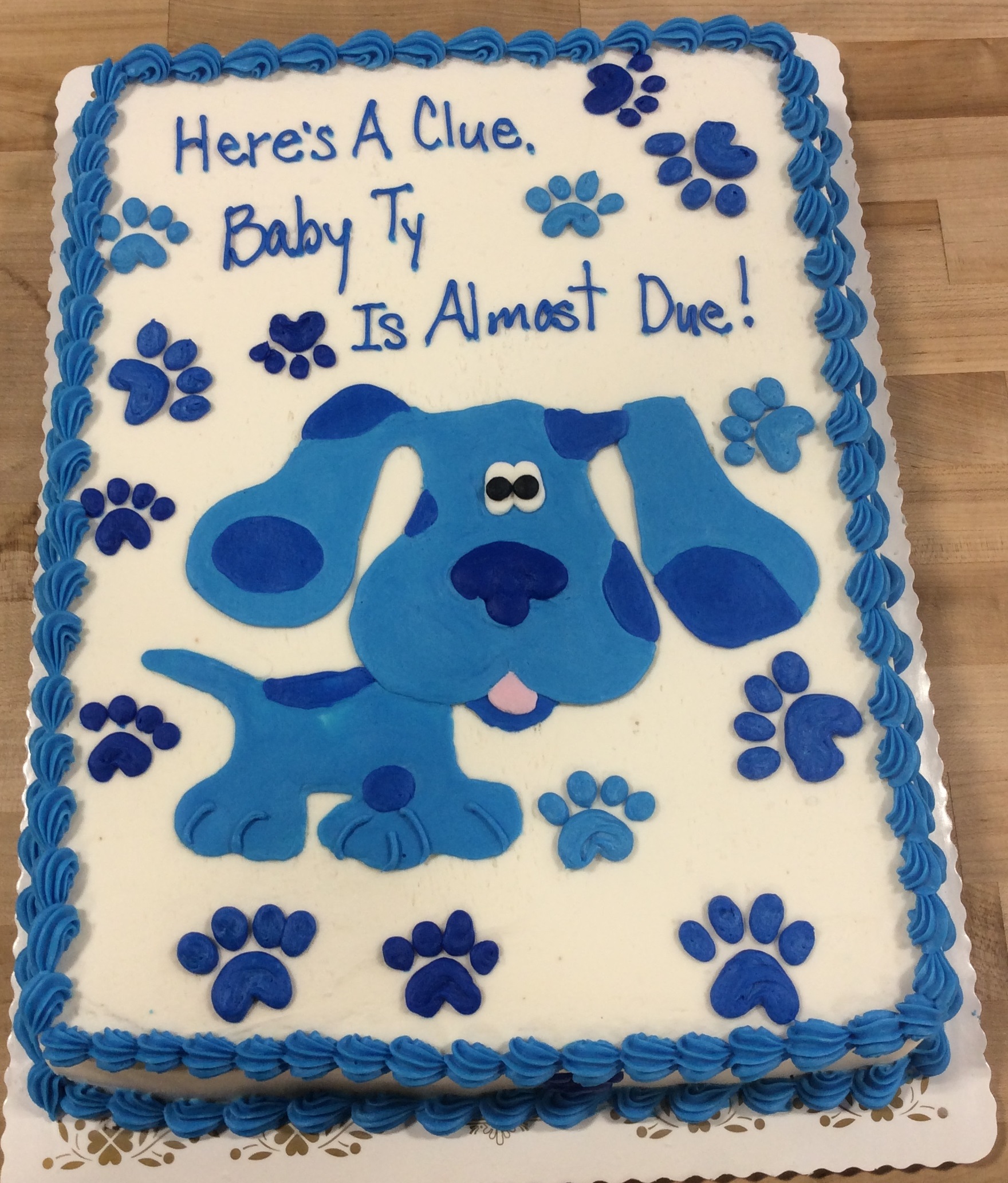 Blues Clues Printable Cake Templat blues clues cake Birthday cake