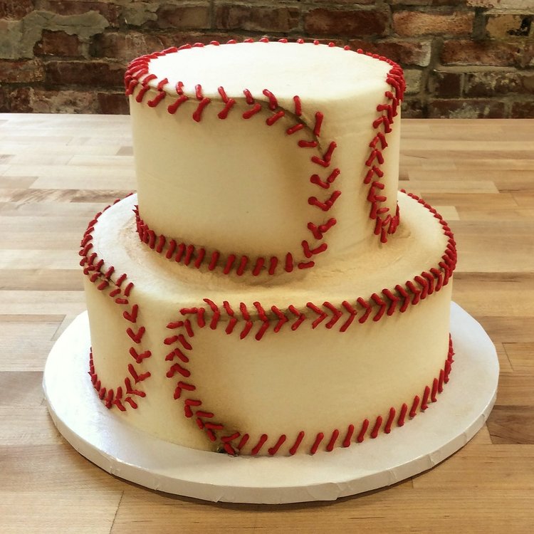 Baseball hat cake 2