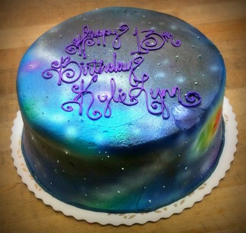 Airbrushed Galaxy Cake, The Craft Company