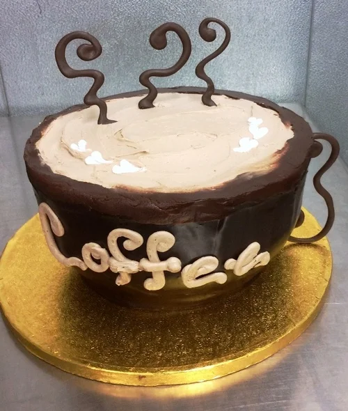 Coffee Mug Shaped Cake