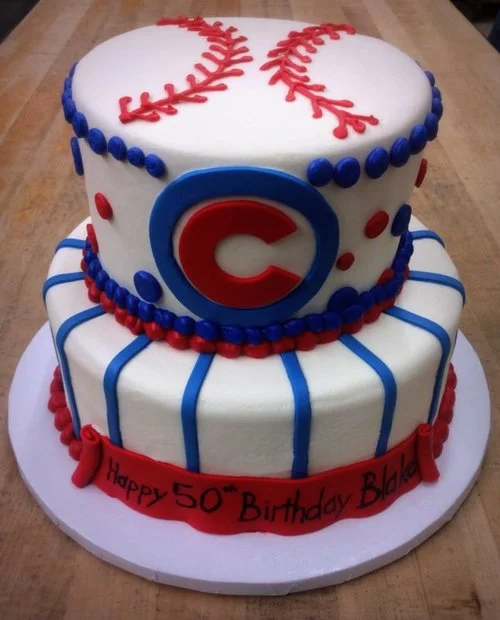 Cubs Logo Party Cake
