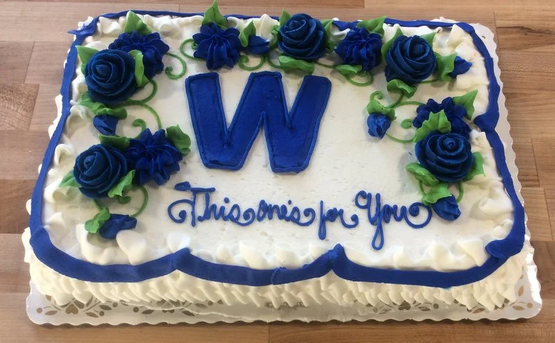 Fly the W Sheet Cake