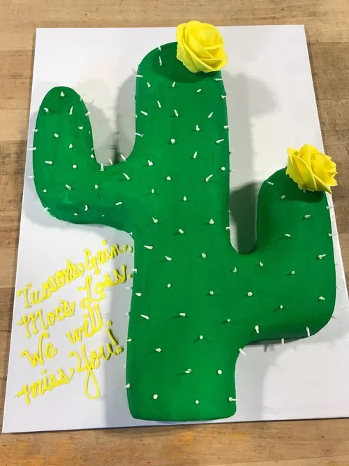 Cactus Shaped Cake