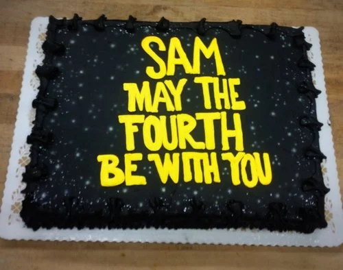 May the Fourth Be with You Sheet Cake