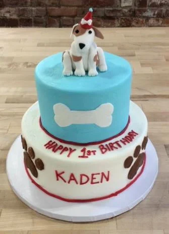 dog party cake