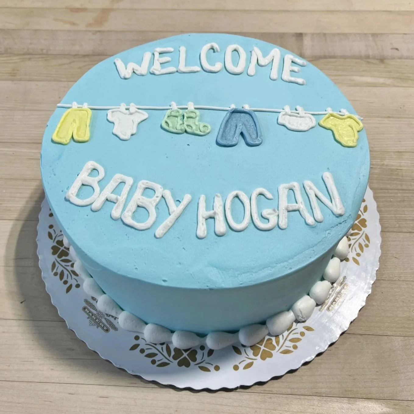 Baby Clothes Baby Shower Cake
