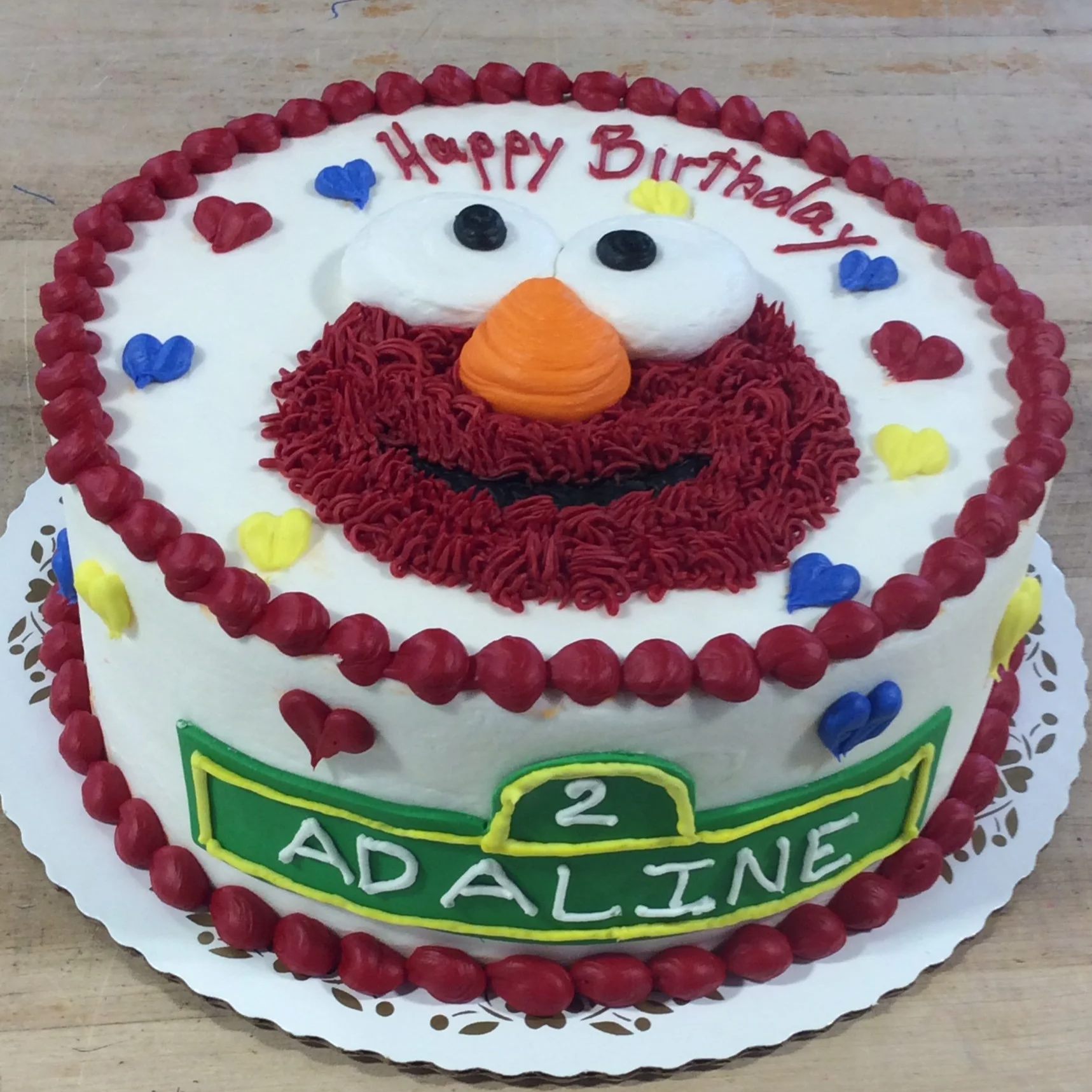 Sesame Street Character Cake