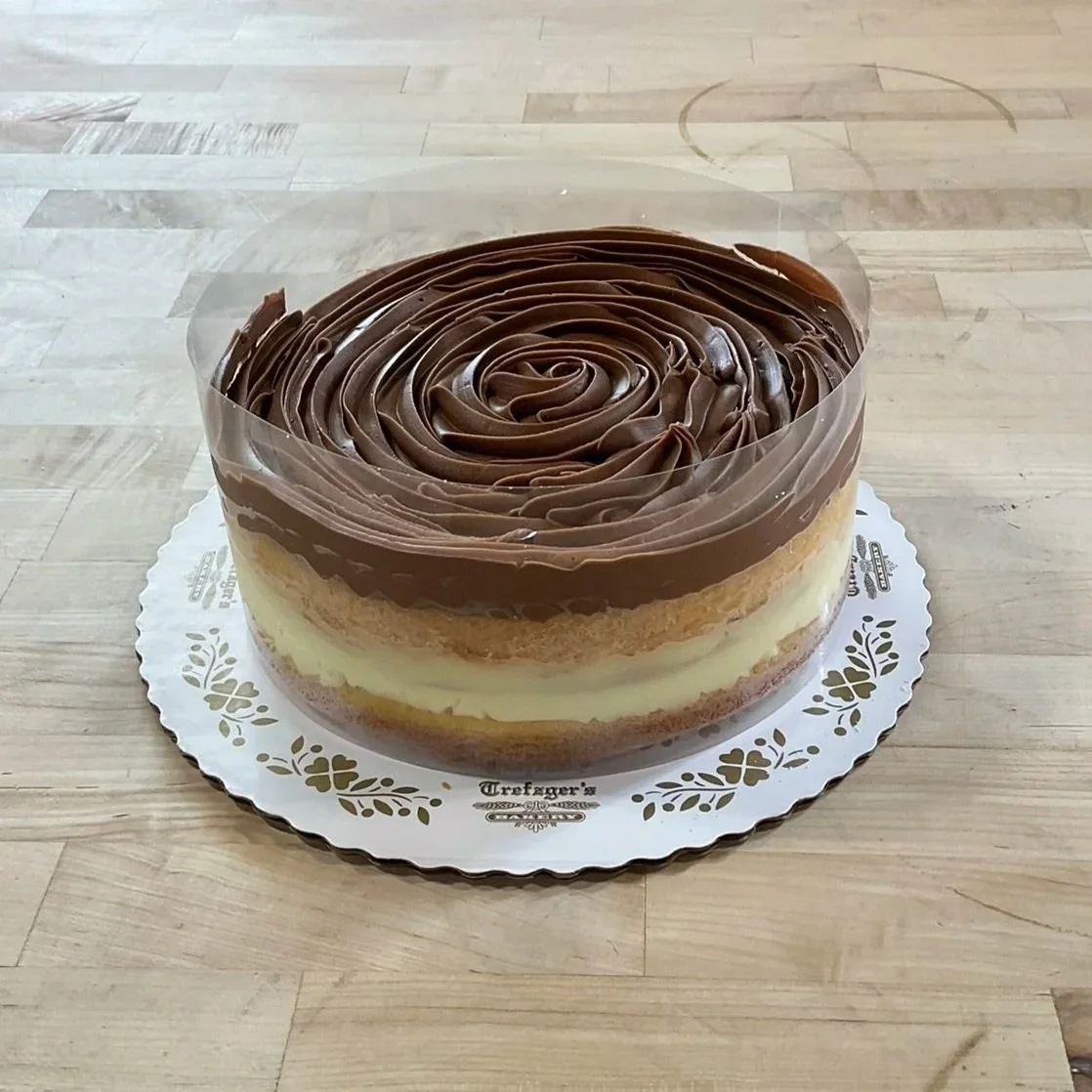 Boston Cream Dessert Cake