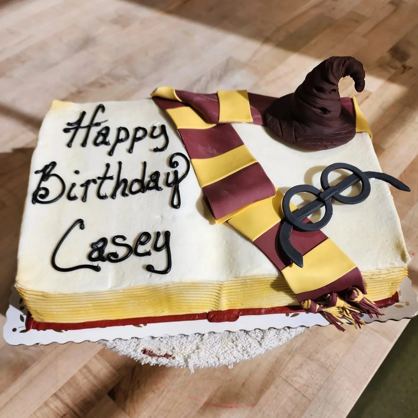 Harry Potter Book Shaped Cake