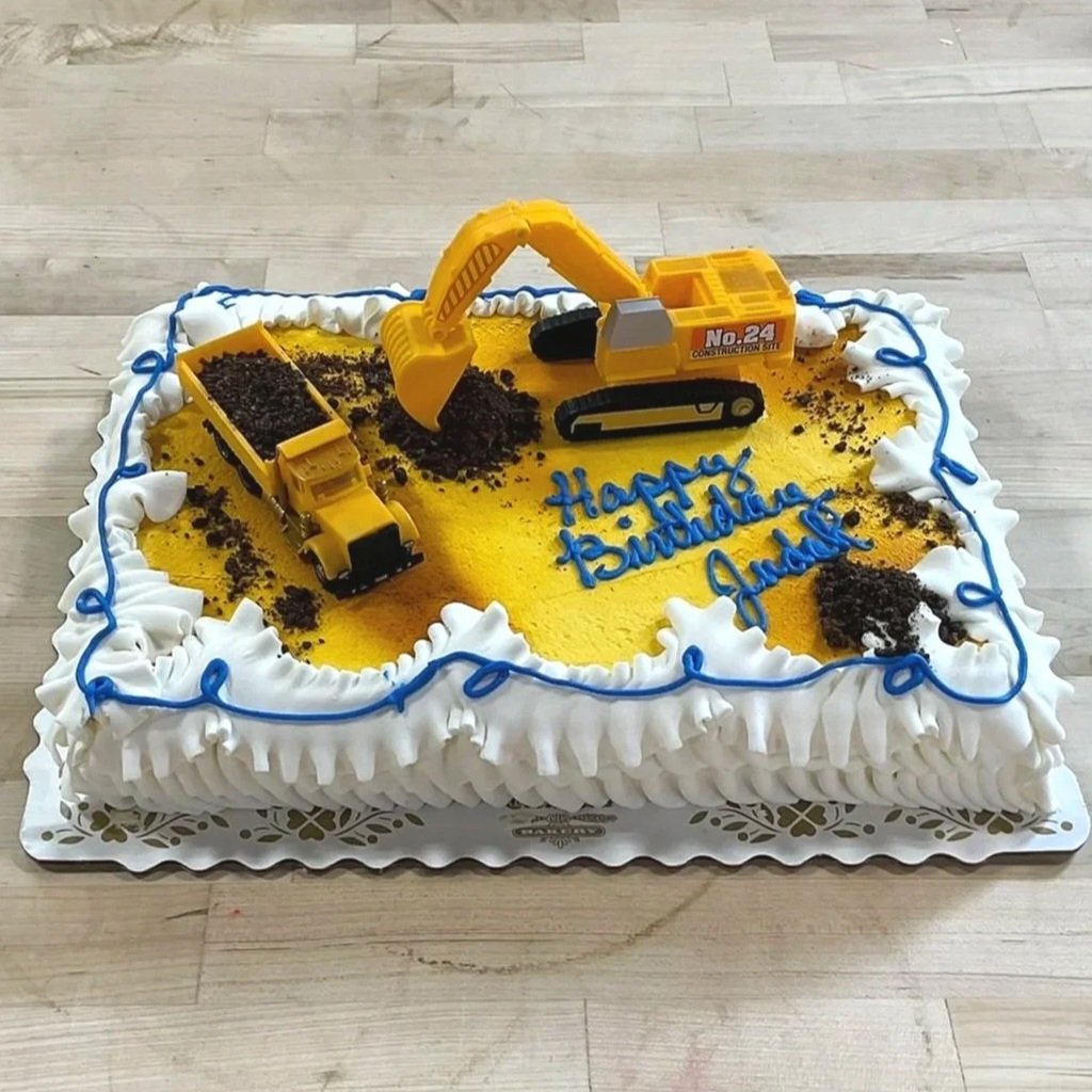 Sheetcake & Plastic Toy Kit with Scene
