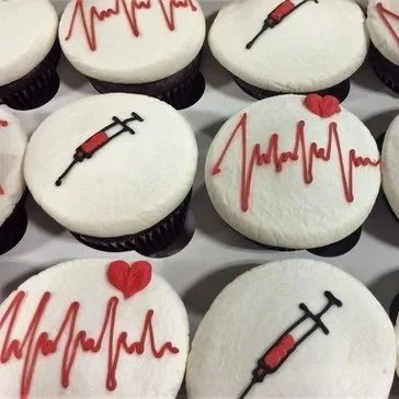 Medical Deco Cupcakes