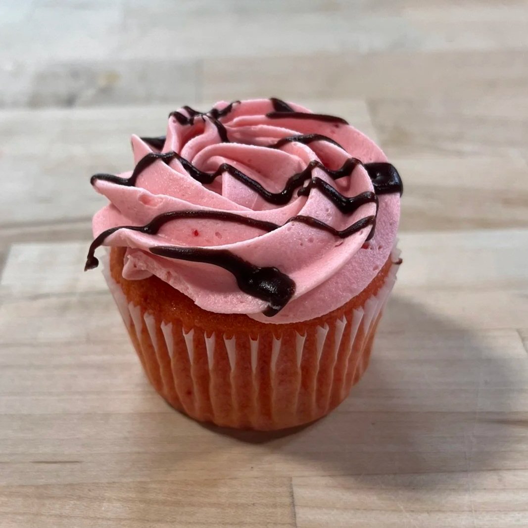 Chocolate Strawberry Dessert Cupcakes (Seasonal)