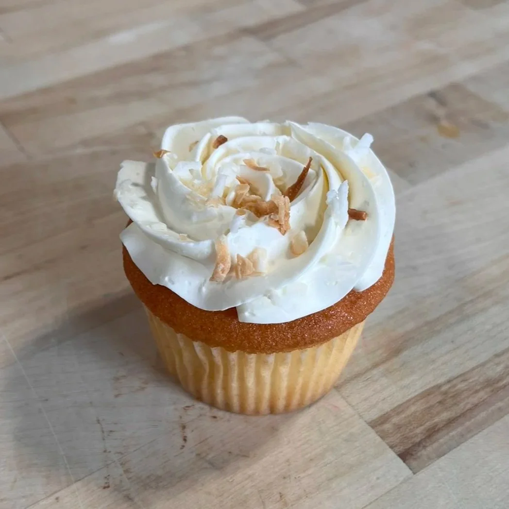 Italian Coconut Dessert Cupcakes