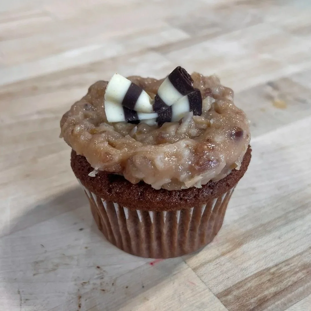 German Chocolate Dessert Cupcakes