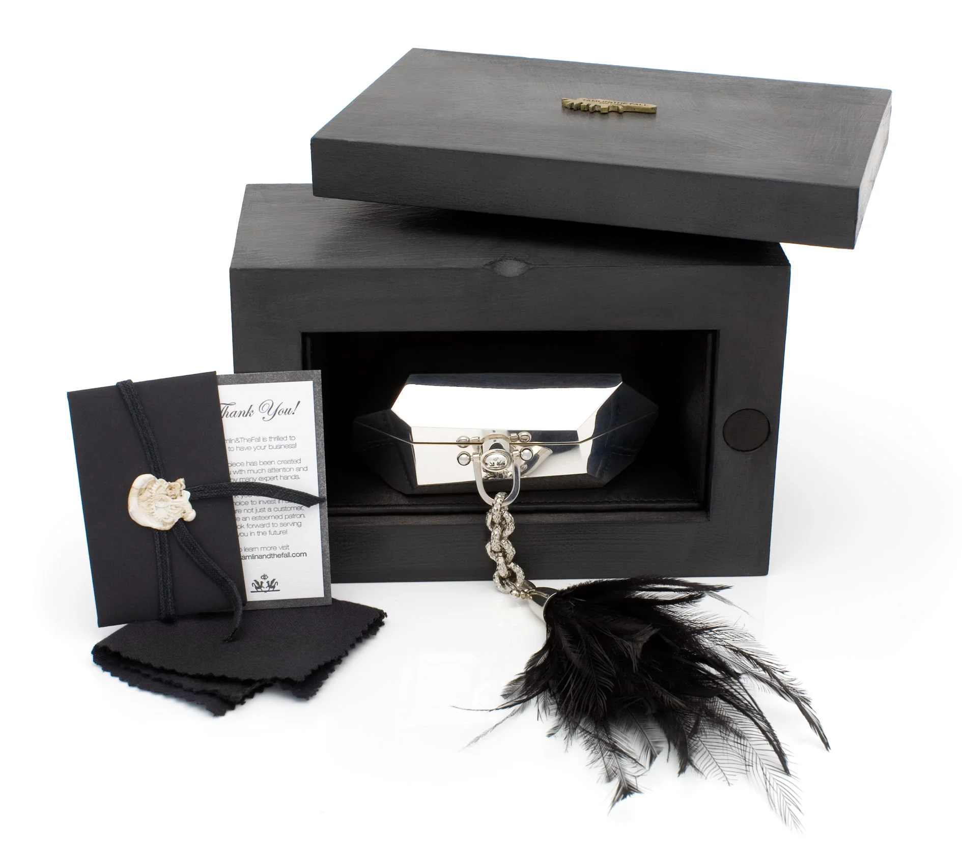 TAMLIN Silver Rock Minaudiere