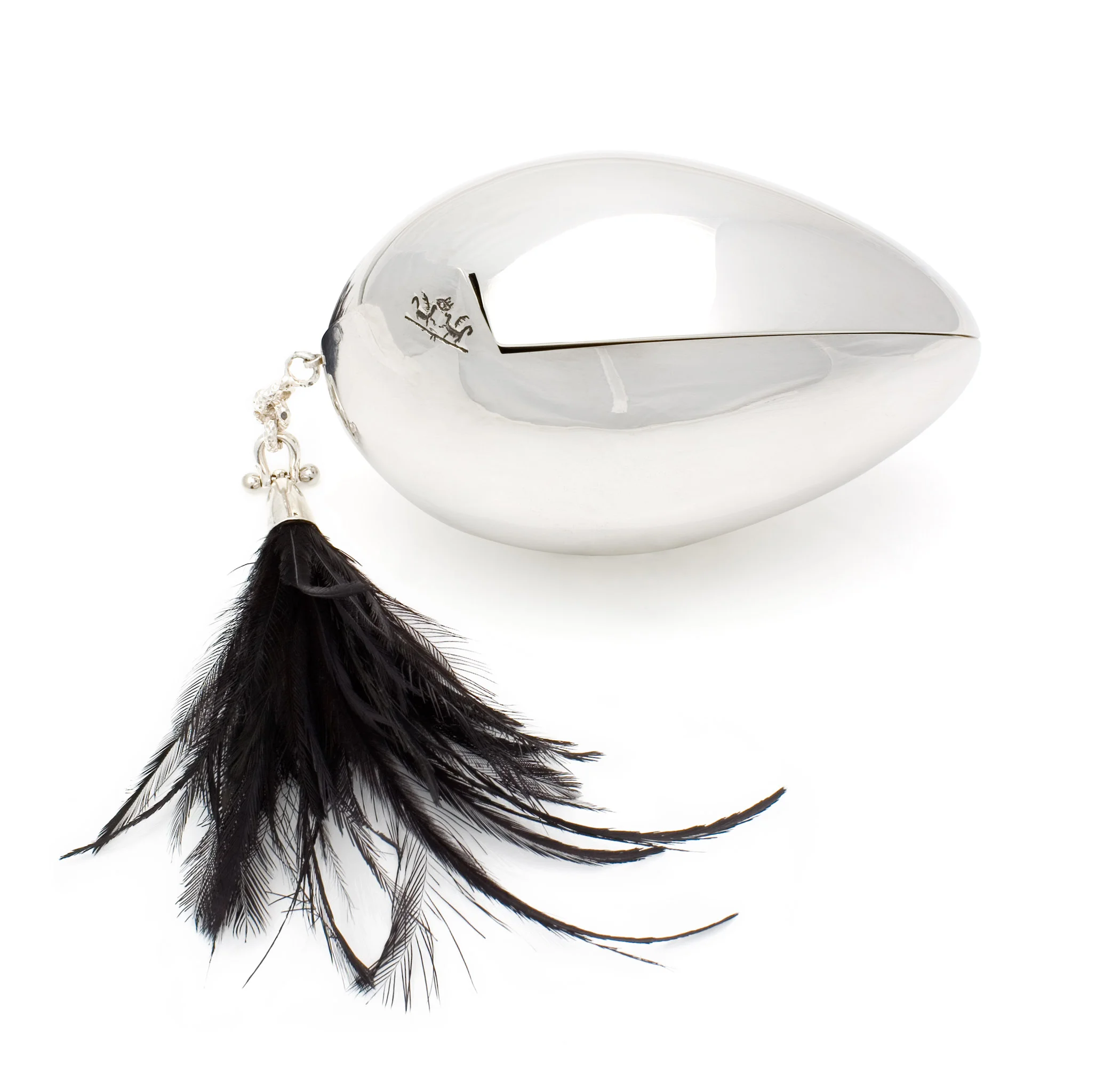 Sterling Silver Egg Minaudiere