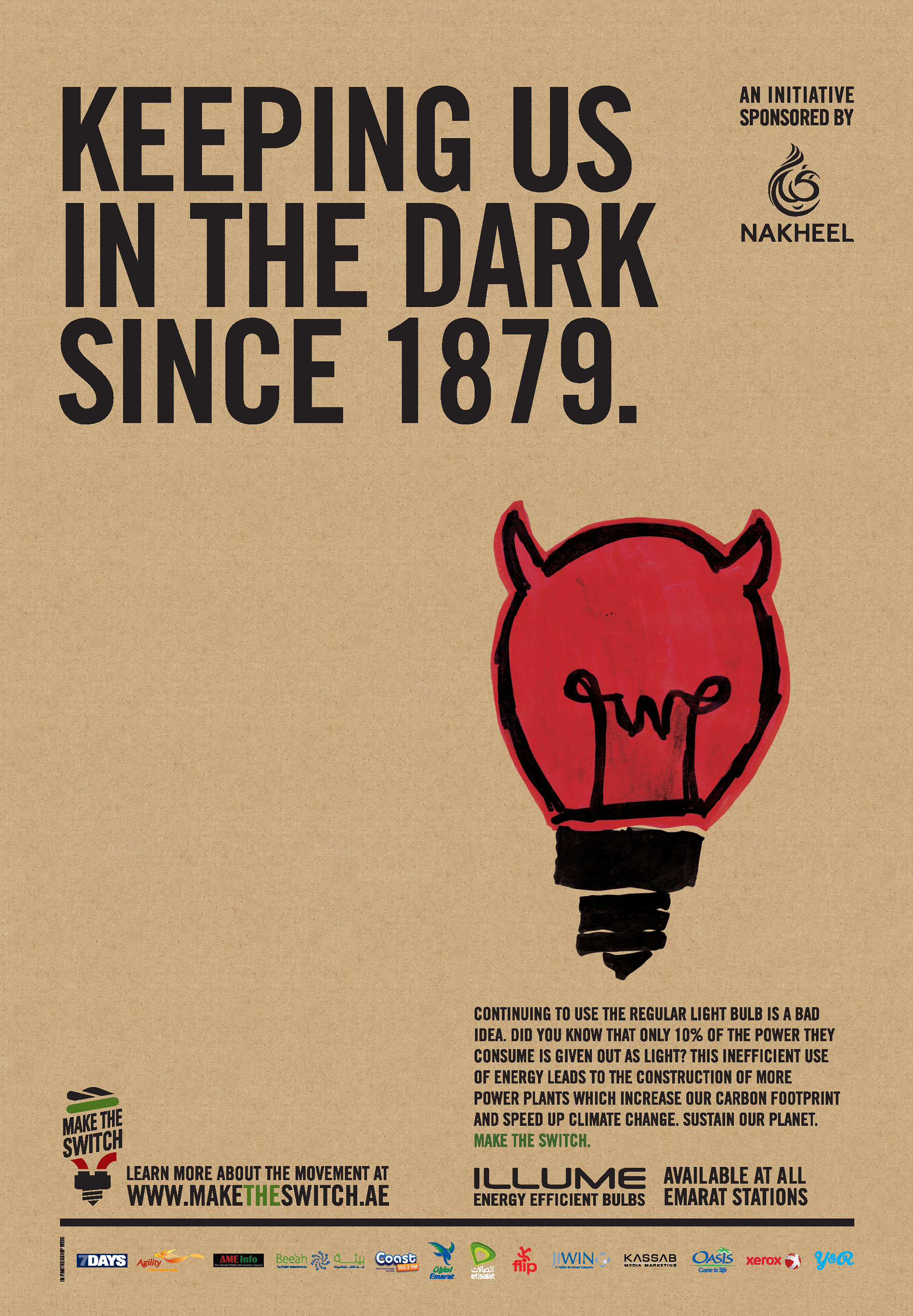 Keeping us in the dark since 1879.