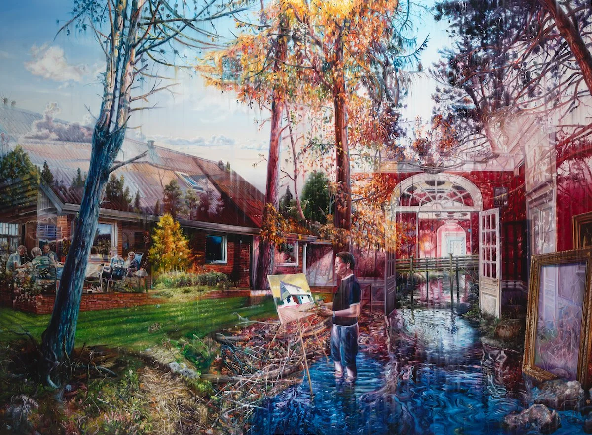En bygning vi rejser 1955 Velfærdsstat 1955-1970 232x315 cm