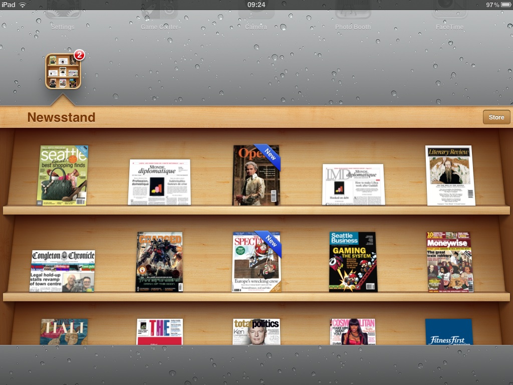 Quiosco, la app de iOS que simula un estante de revistas