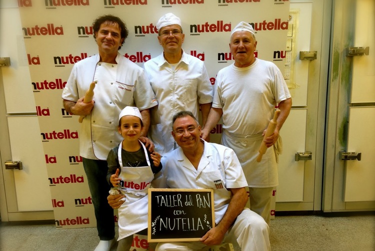 Concurso taller de pan con Nutella