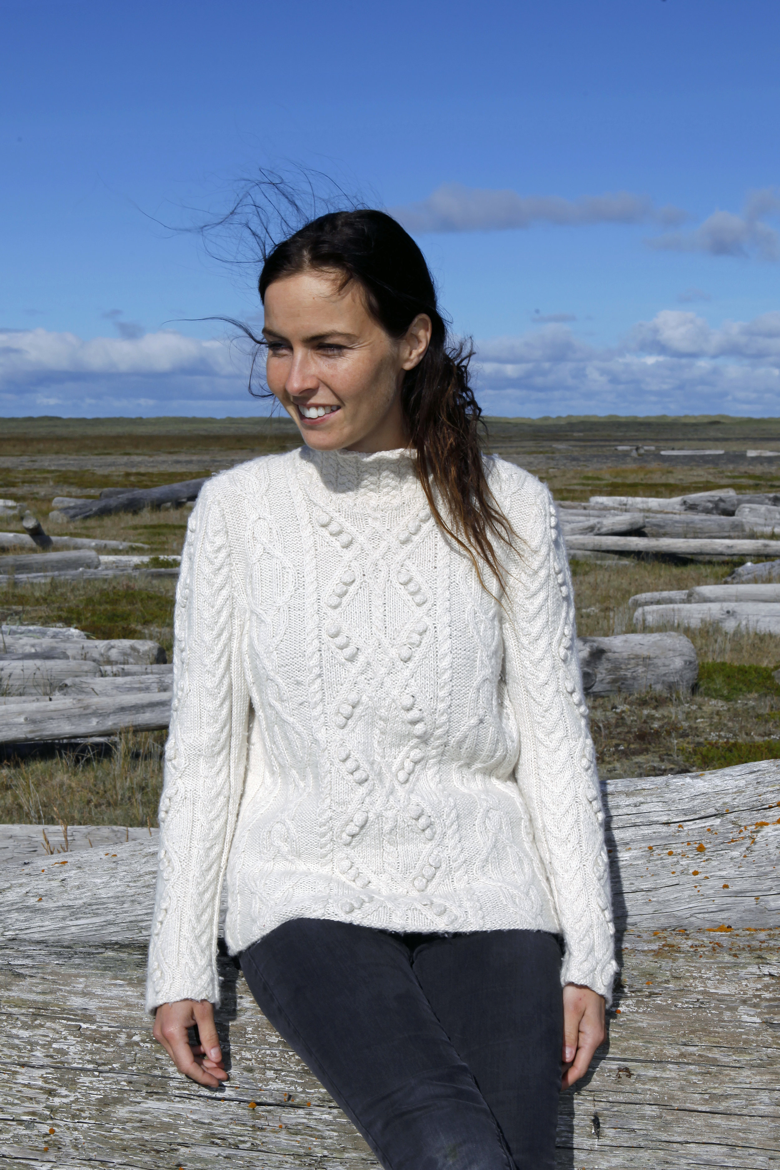 My beautiful daughter in law - Gígja - the grand photographer of most of my knitting