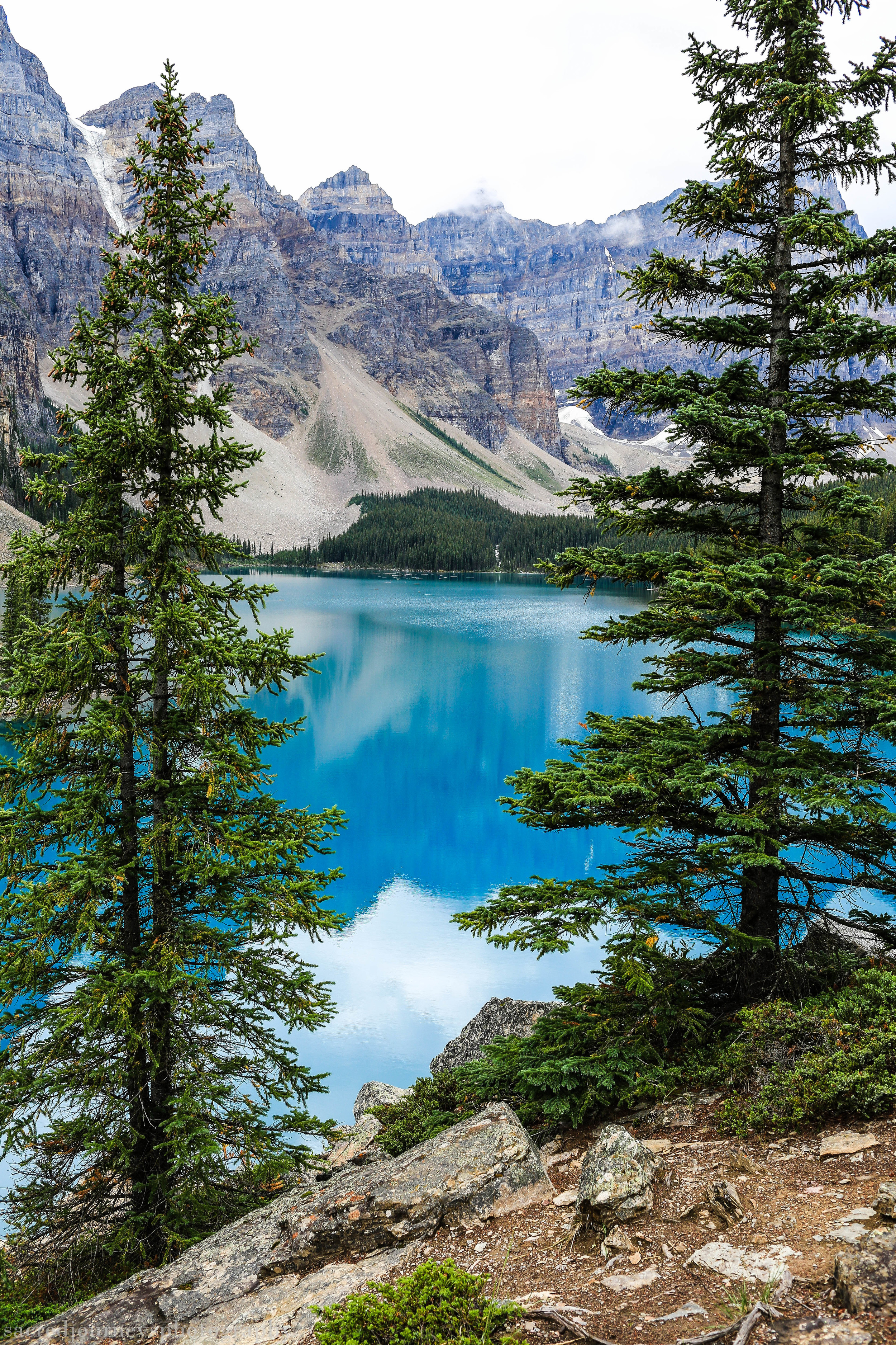 Lake Moraine Alberta Canada