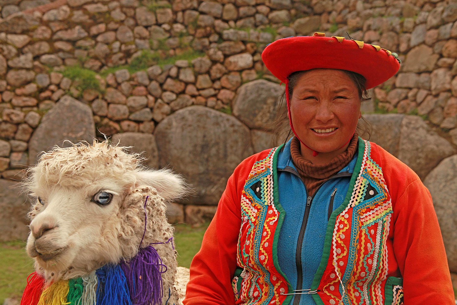 Peru W woman and lama.jpg
