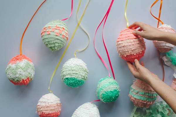 Easter Egg Piñatas DIY by Oh Happy Day