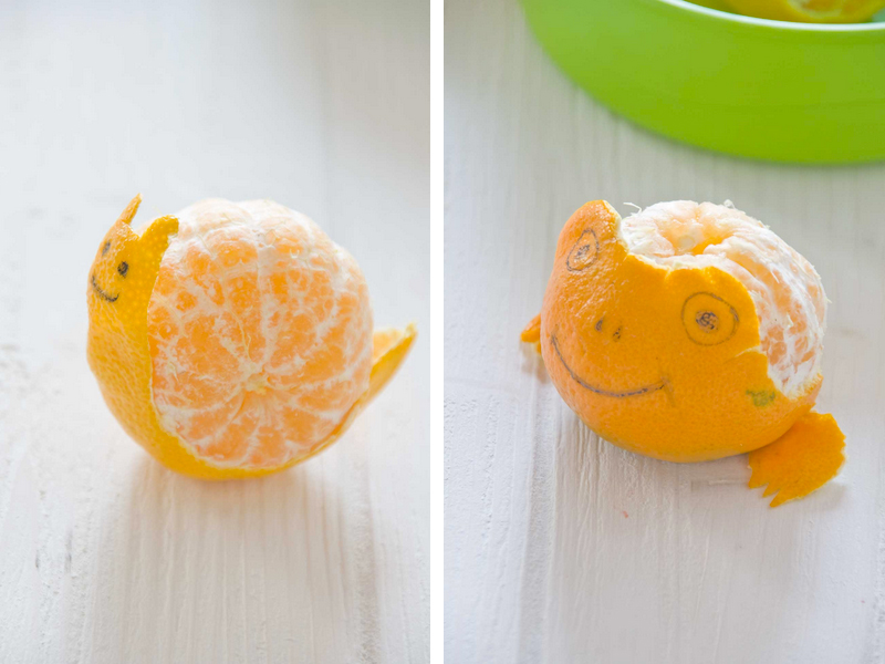 Animalitos de mandarina by Little Cook
