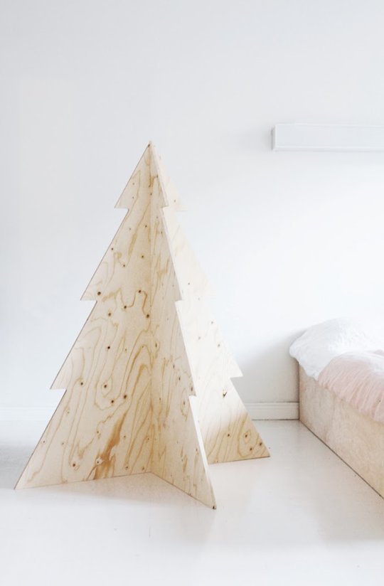 3D Plywood Tree via apartment therapy