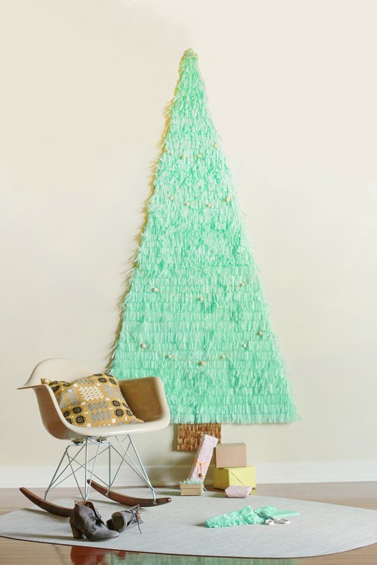 Tissue Paper Tree via apartment therapy