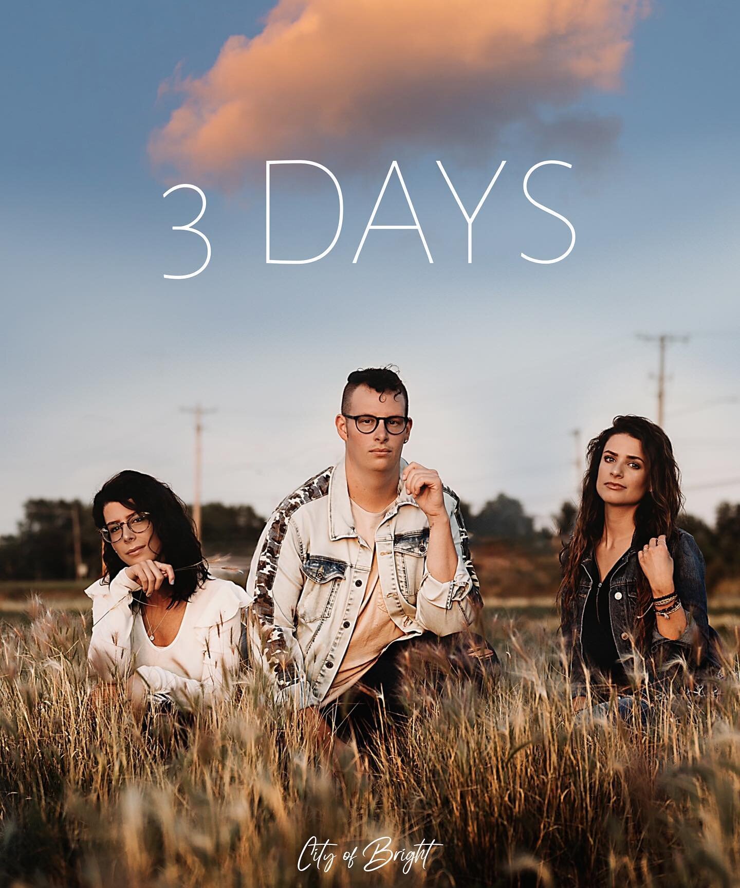 3 days until our new single releases! 💙 We will have a lot of fun things happening with the release. Keep your eyes out. 💙 10.1.20 #cityofbright #siblingband #newmusic