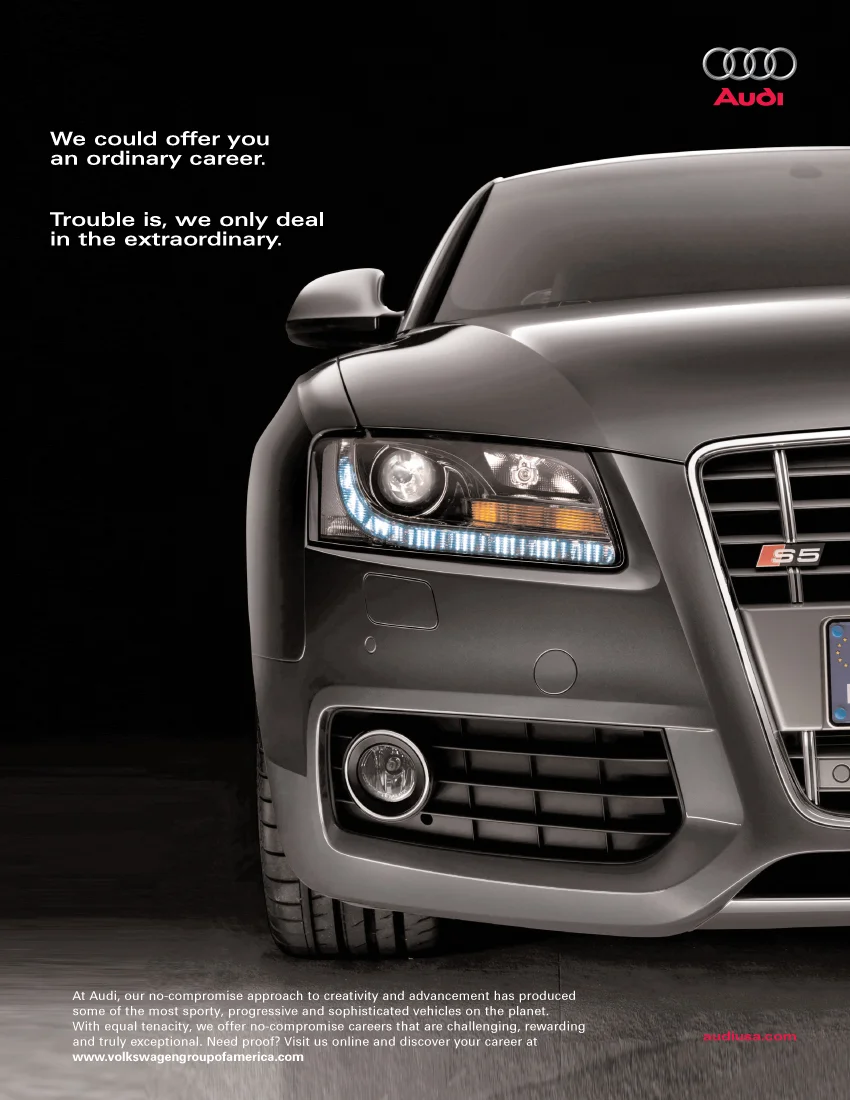 Audi print ad