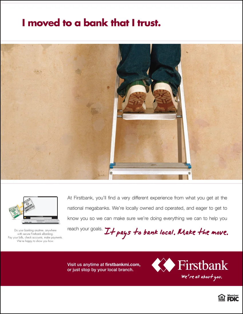 Print ad: Trust