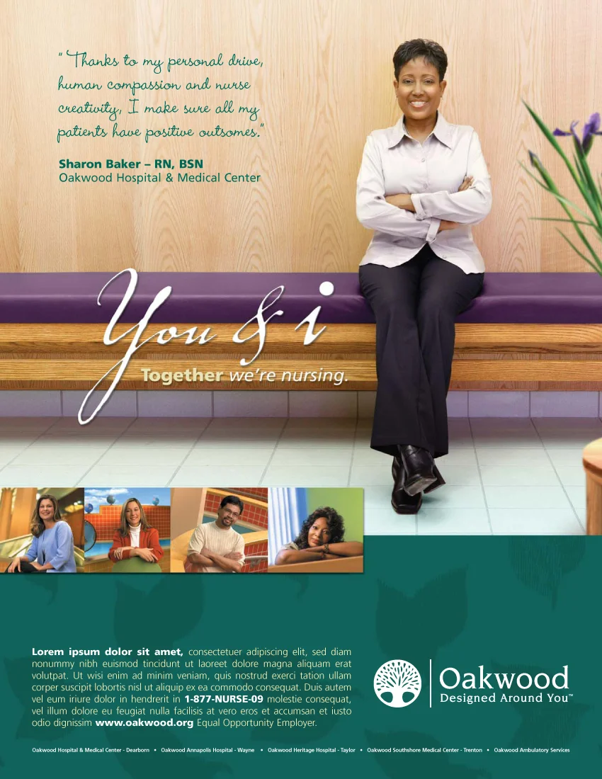 Nursing Print ad 2005