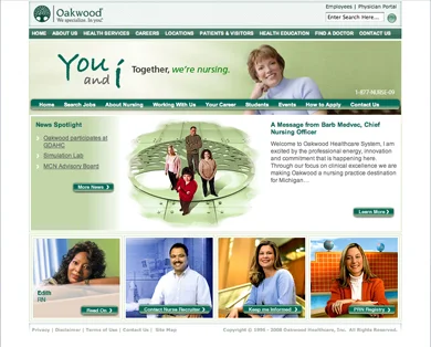 Nursing website 2007
