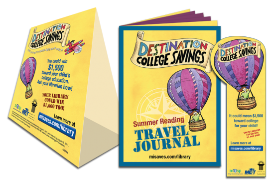  Bookmark, Travel Journal, Table Tent 