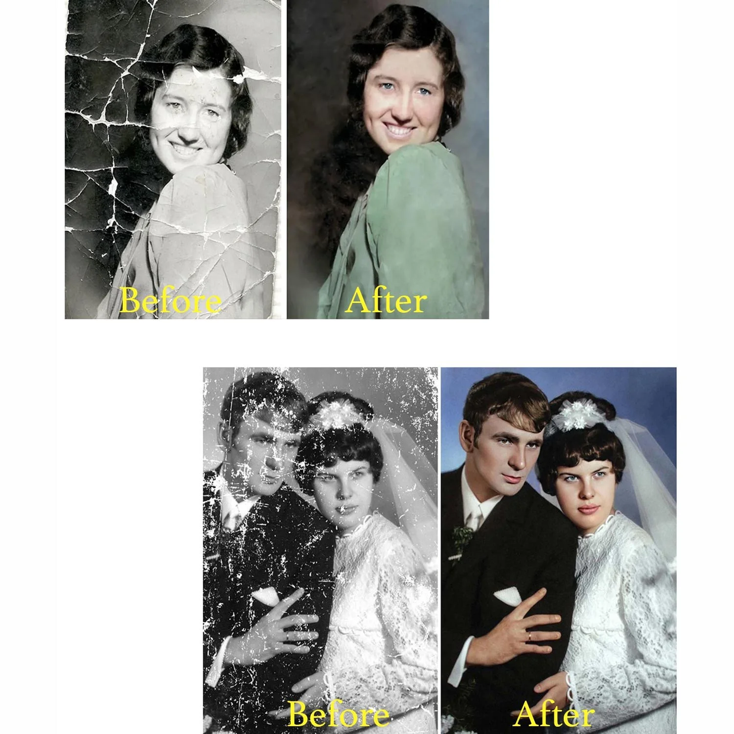 Photo Restoration in Oxnard CA | Restore Old & Damaged Photos — Oscar's ...
