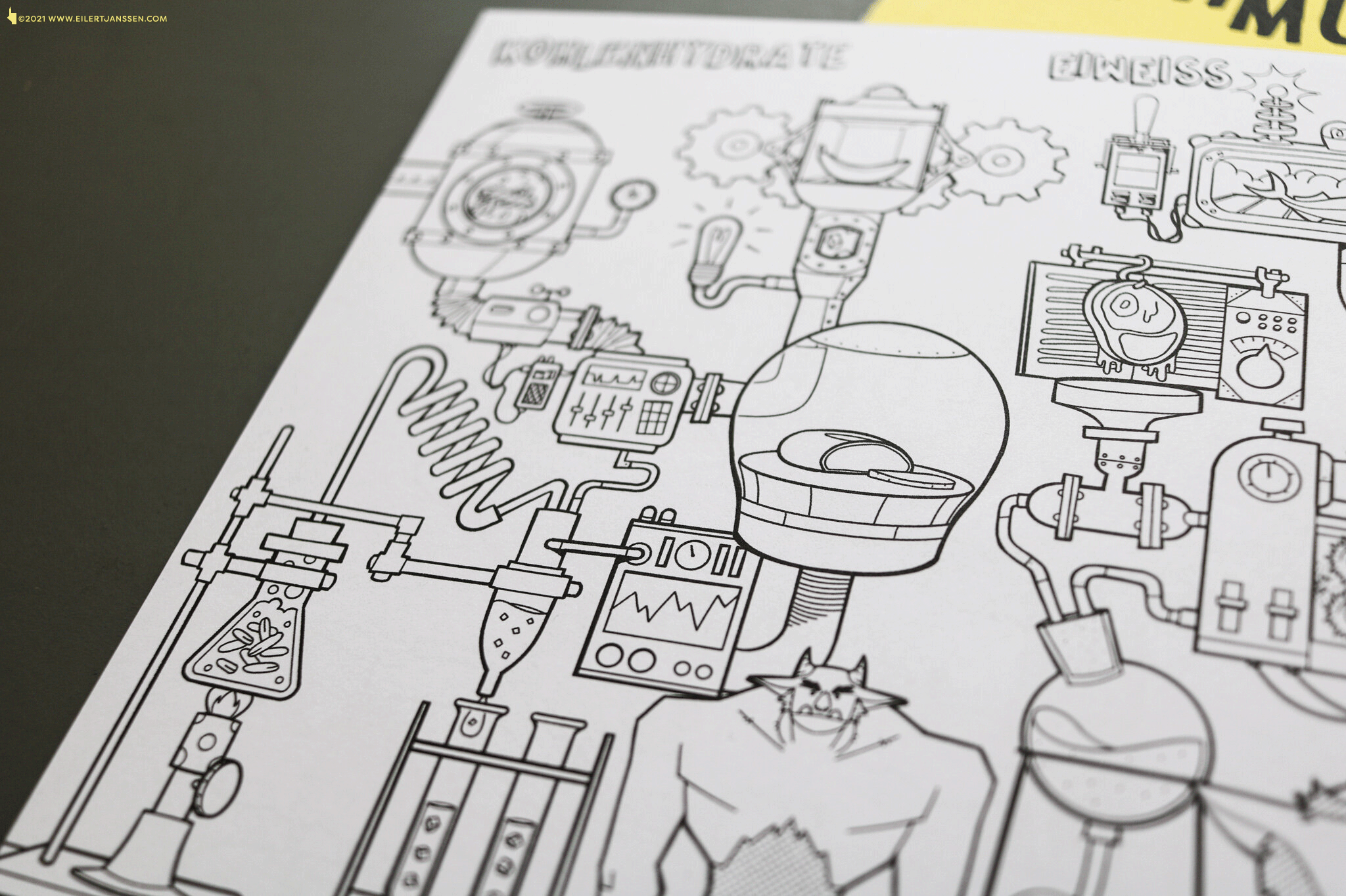 #mintmagie Coloring Book Close Up